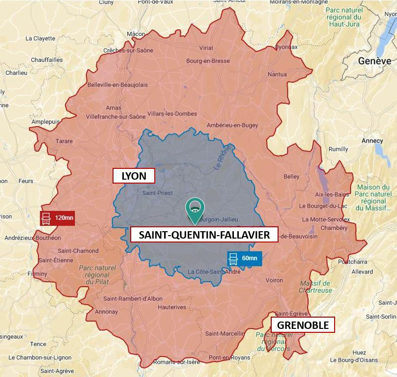Entrepôt classe a Saint-Quentin-Fallavier 13609m² Location entrepôt classe a Saint-Quentin-Fallavier Isère OLLOG2111898 6